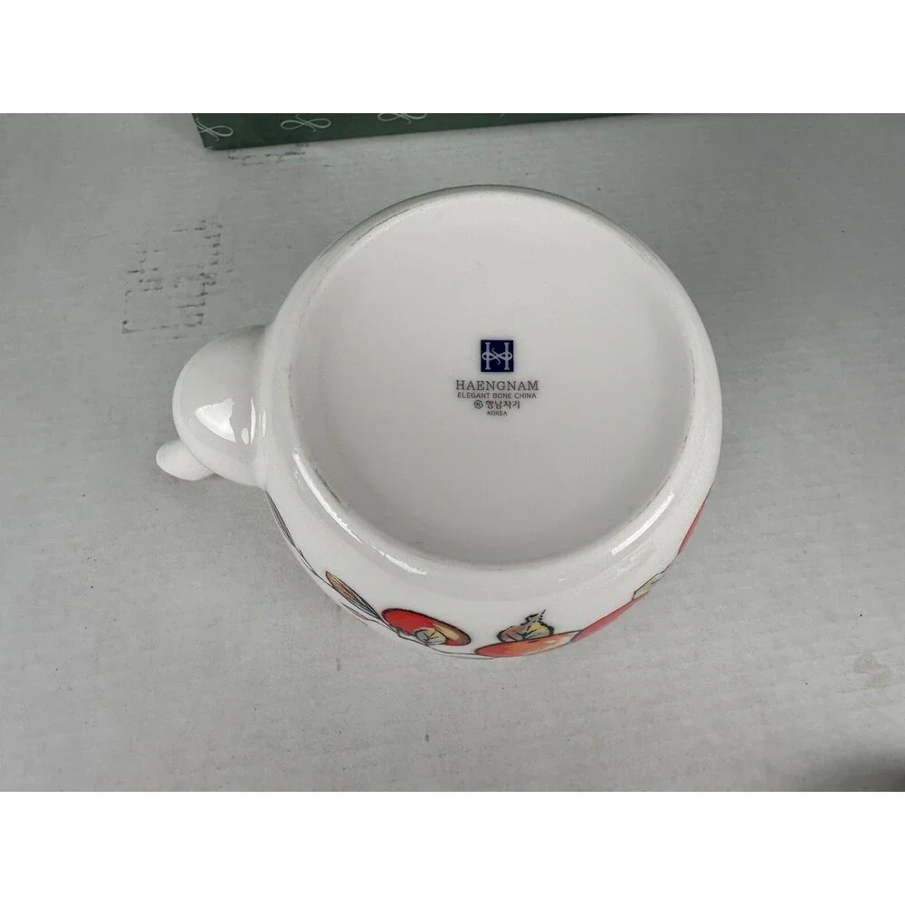 Vintage Haeng Nam Elegant Bone China Teapot & Tea Cup Set Made In Korea
